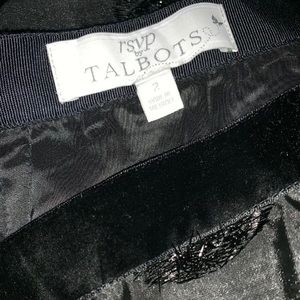Talbots Skirts - TALBOTS RSVP LUREX CLIP DOT FULL BLACK SKIRT SZ 2 Talbots Skirts - TALBOTS RSVP LUREX CLIP DOT FULL BLACK SKIRT SZ 2